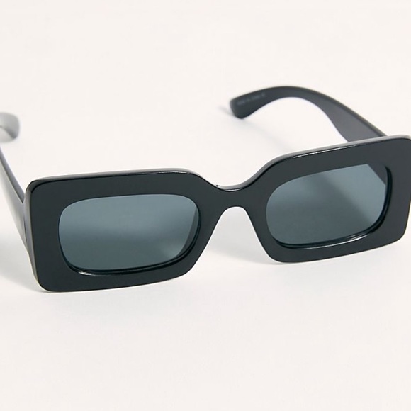 Free People Temptation Rectangle Sunglasses
